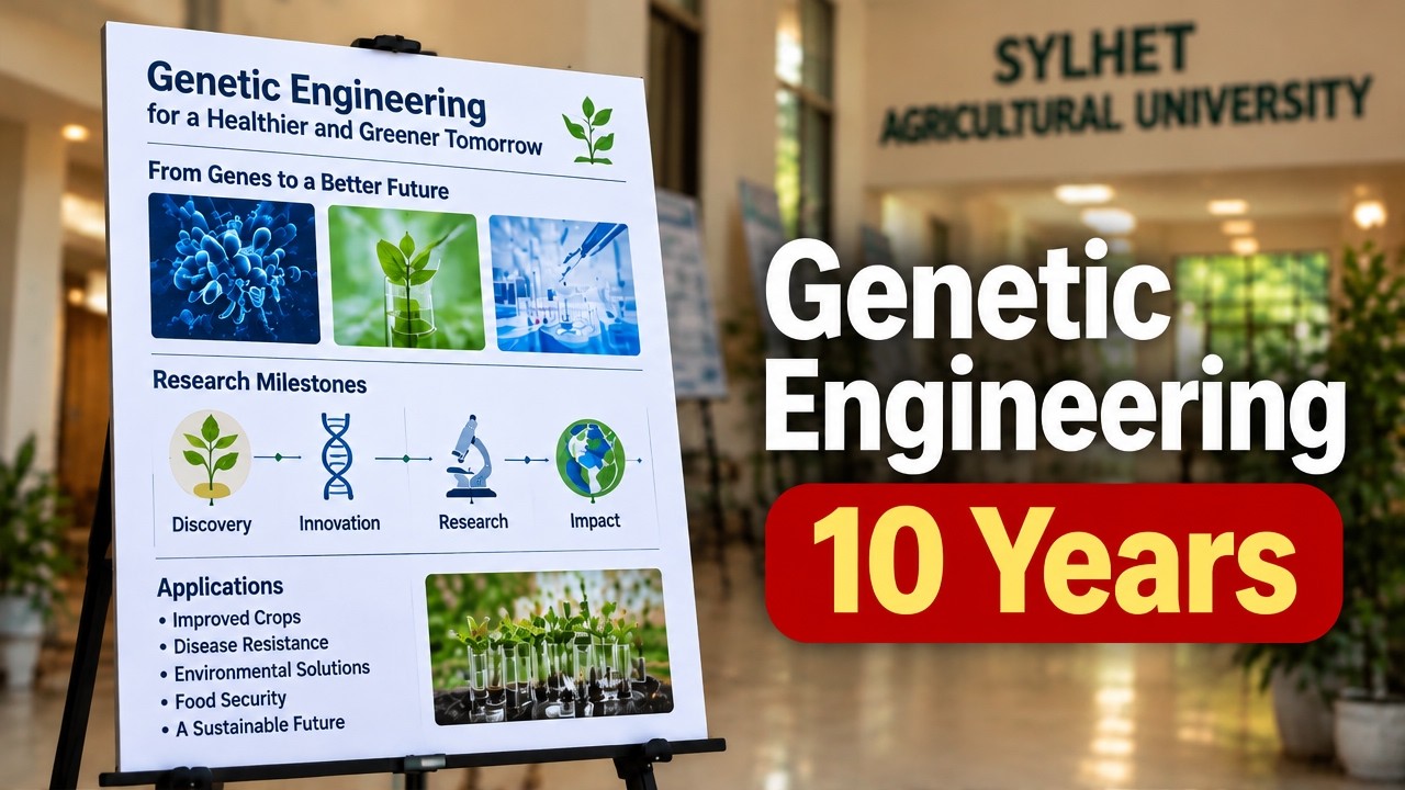10 years glory of Faculty of biotechnology and Genetic Engineering, Sylhet agricultural University