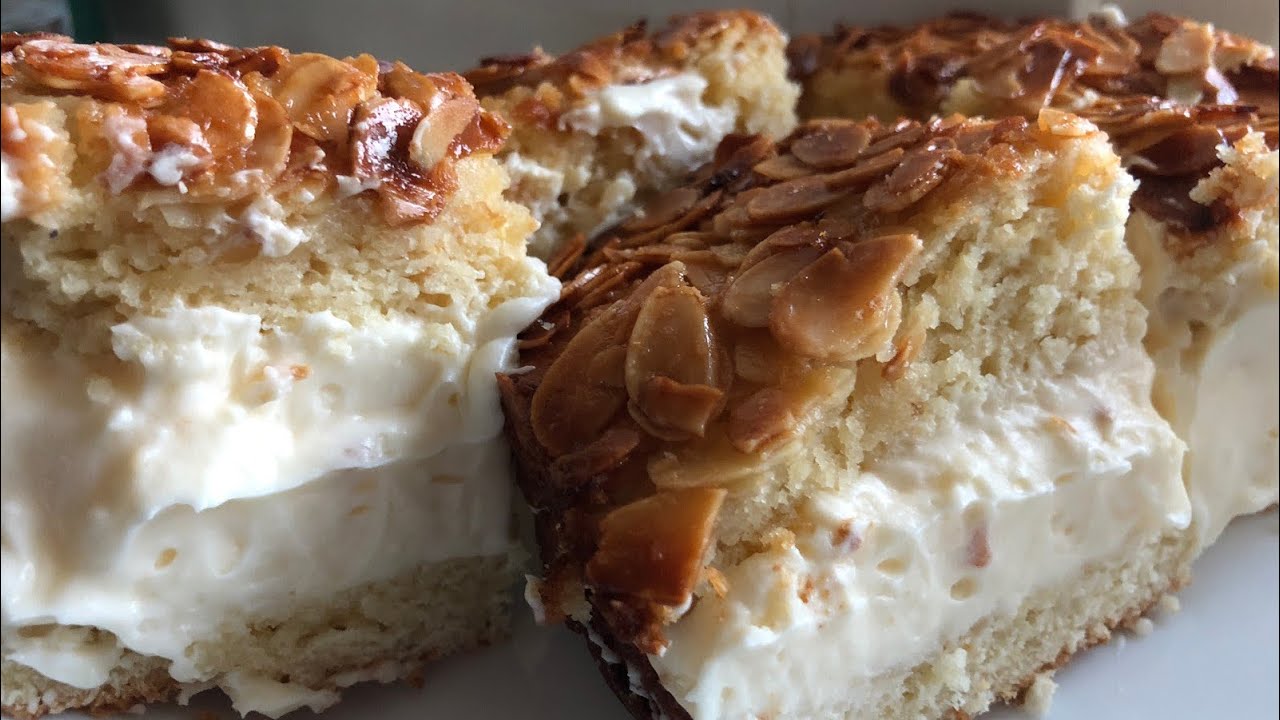 German Bienenstich (Bee Sting Cake) - Episode 367 - Baking with Eda