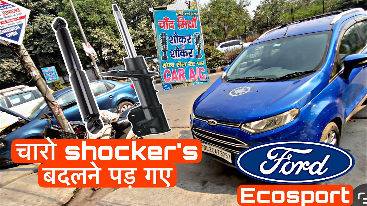 Cheapest car suspension workdone at  Road side workshop | Ford Ecosport | Sam0007