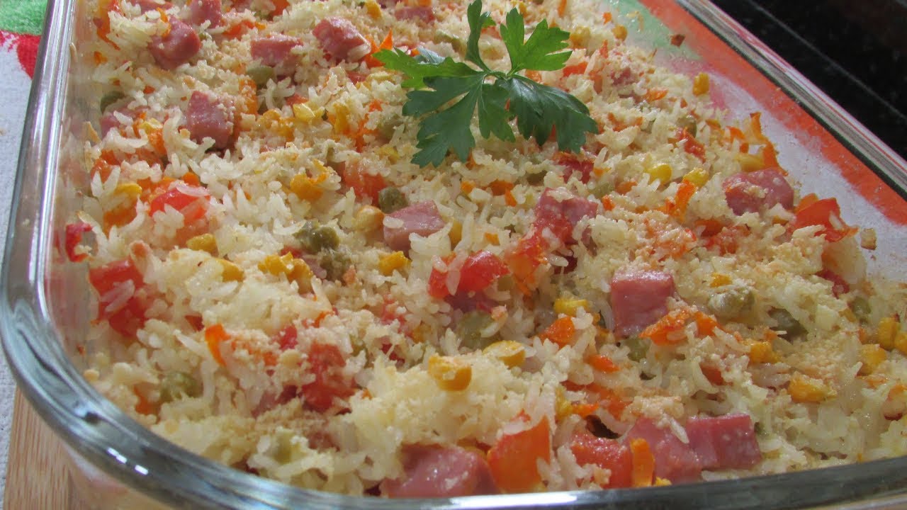 ARROZ CRÚ FEITO NO FORNO RECEITA PRÁTICA ESPECIAL DE NATAL
