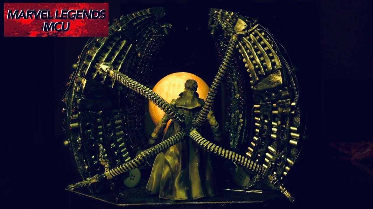 DIORAMA - ¡Campo de Contención del Doctor Octopus de Spider-Man 2! (Marvel Legends)