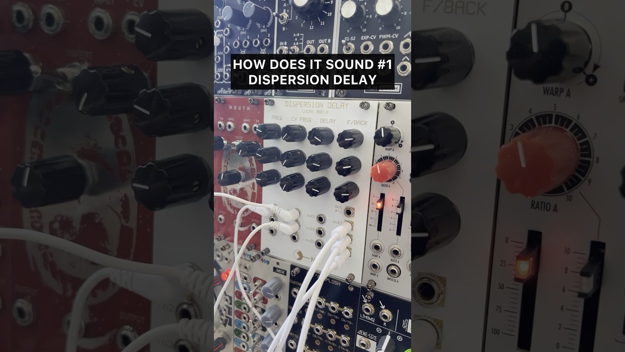 How does it sound #1: NLC Dispersion Delay #ambientcuration #eurorack #modularsynth