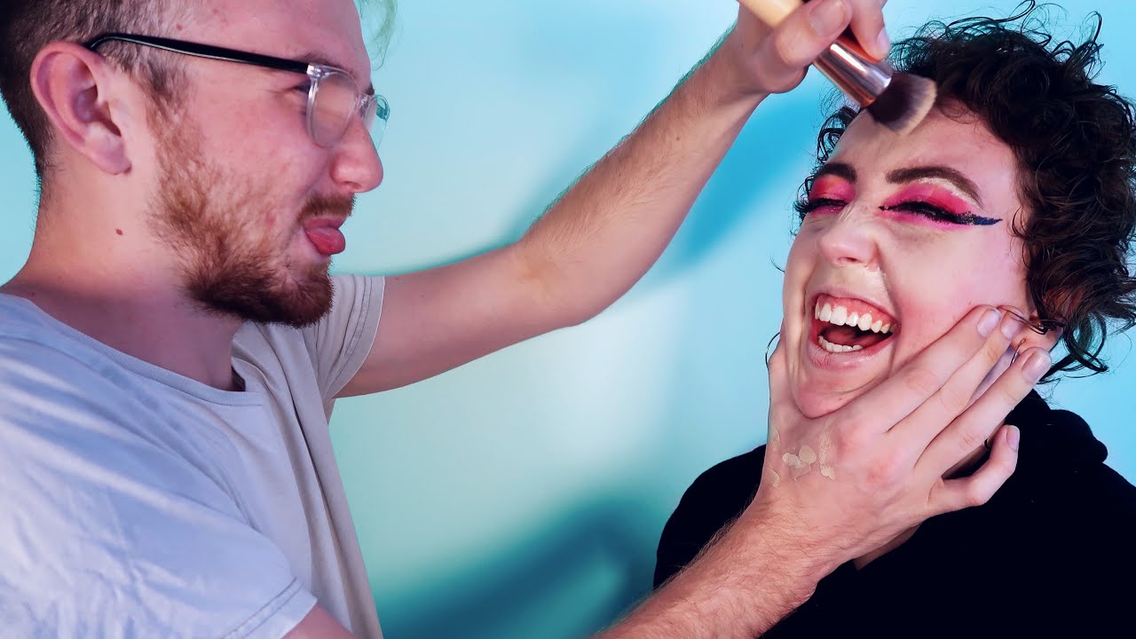 Brother does my Makeup...