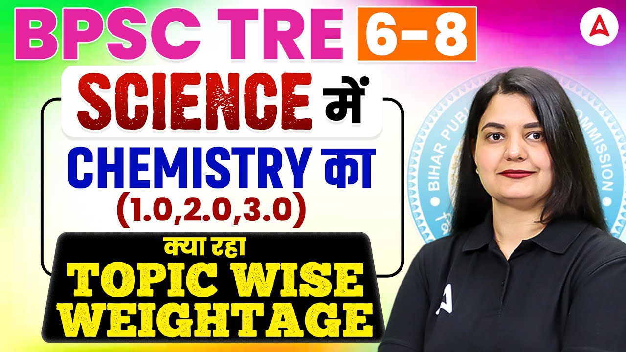 BPSC TRE 6-8 Science में Chemistry का Weightage क्या रहा? | Topic Wise Analysis by Himani Mam