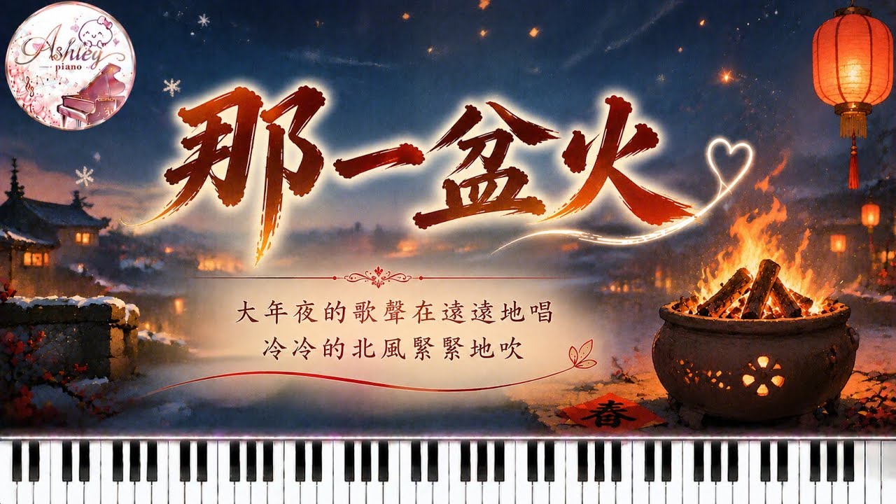 那一盆火｜包美聖｜除夕祝福｜《品鋼琴》 Piano Cover  鋼琴演奏
