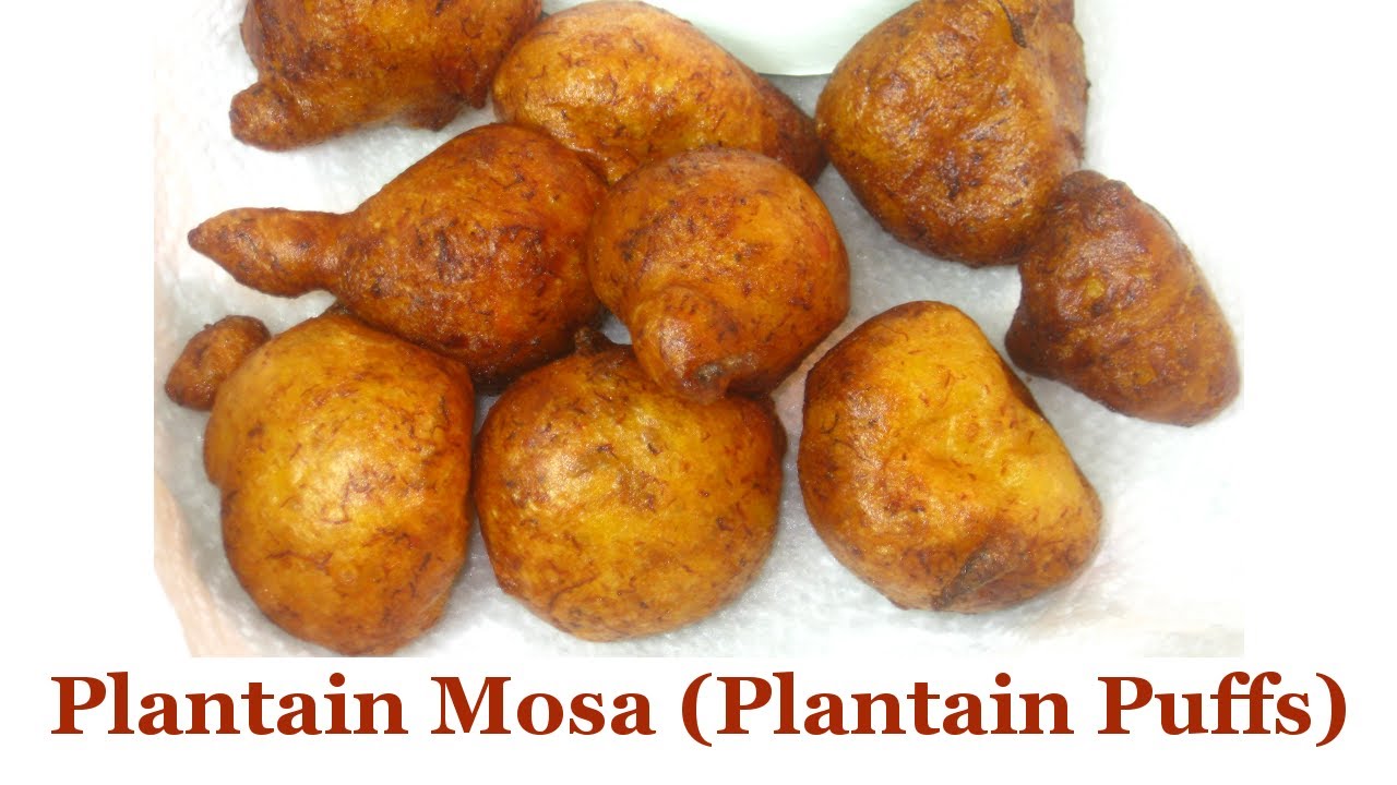 Plantain Mosa (Plantain Puffs) | All Nigerian Recipes | Flo Chinyere