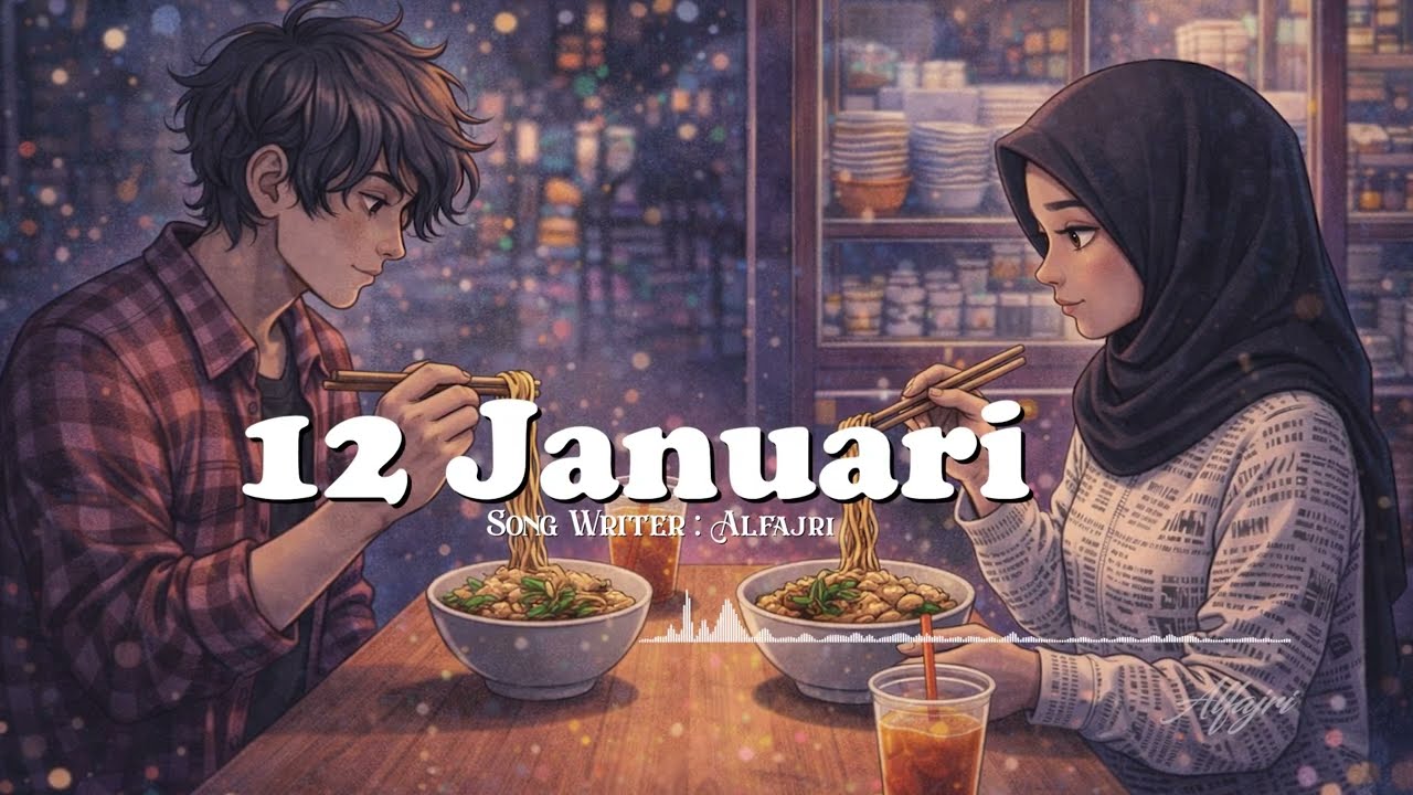 12 JANUARI - (Lirik Video) | Alfajri