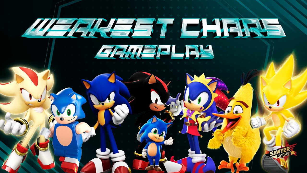 Sonic Forces Speed Battle: WEAKEST CHARS Gameplay