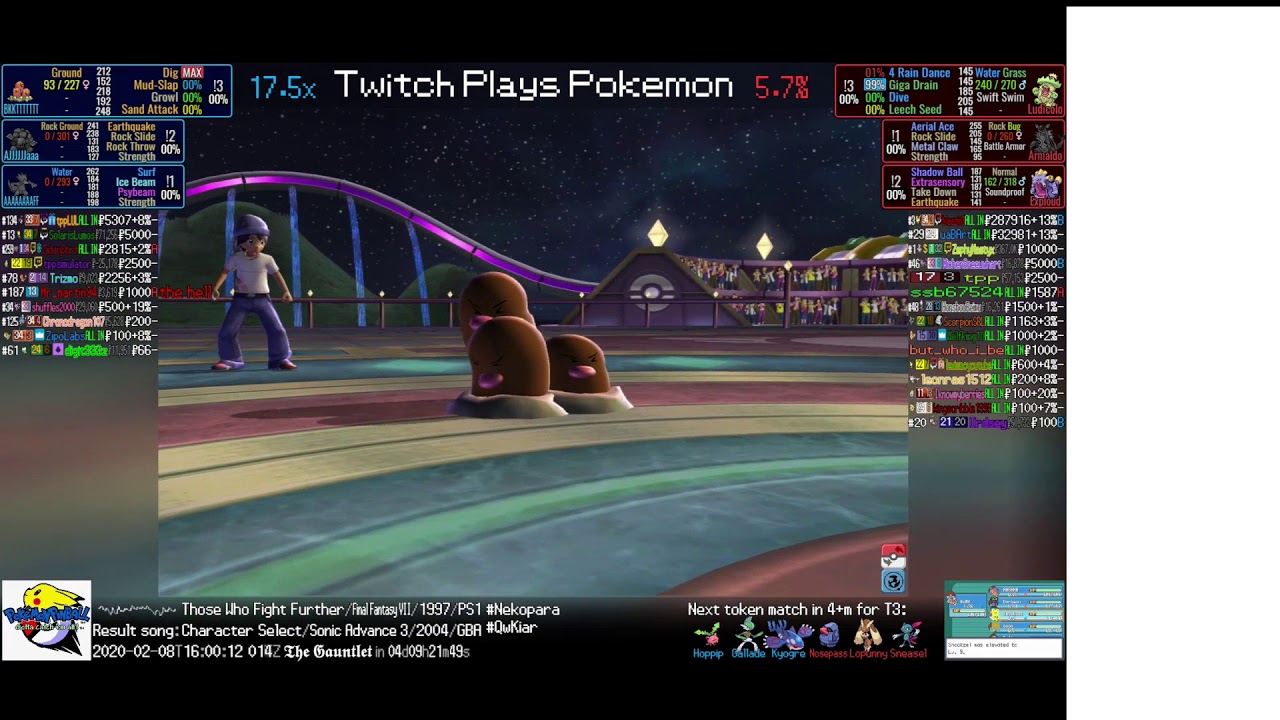 Twitch Plays Pokémon Battle Revolution - Matches #145247 and #145248