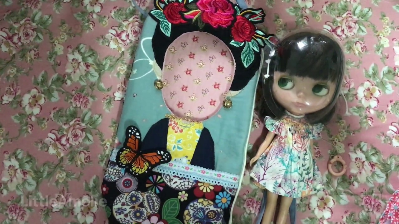 I made Blythe Doll Case ทำกระเป๋าใส่ตุ๊กตาบลายธ์