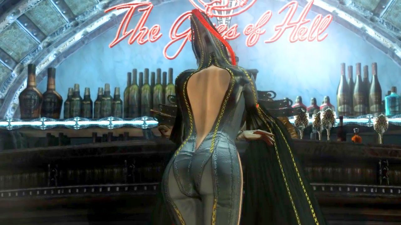 Witch Visits Rodin's Gates of Hell Bar (Bayonetta 1 | New Guns)