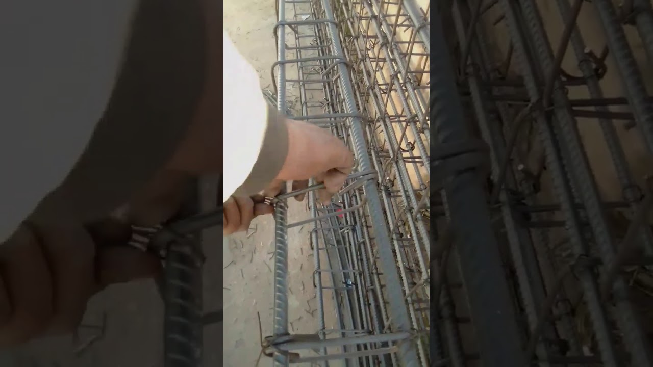طريقة ربط الحديد للمبتدءين