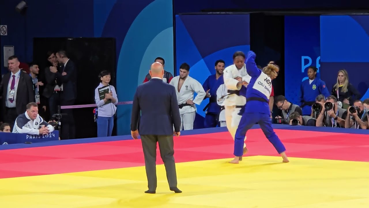 Paris 2024 Judo - Women -63 kg Elimination Round of 32 AGBEGNENOU Clarisse vs SHARIR Gili