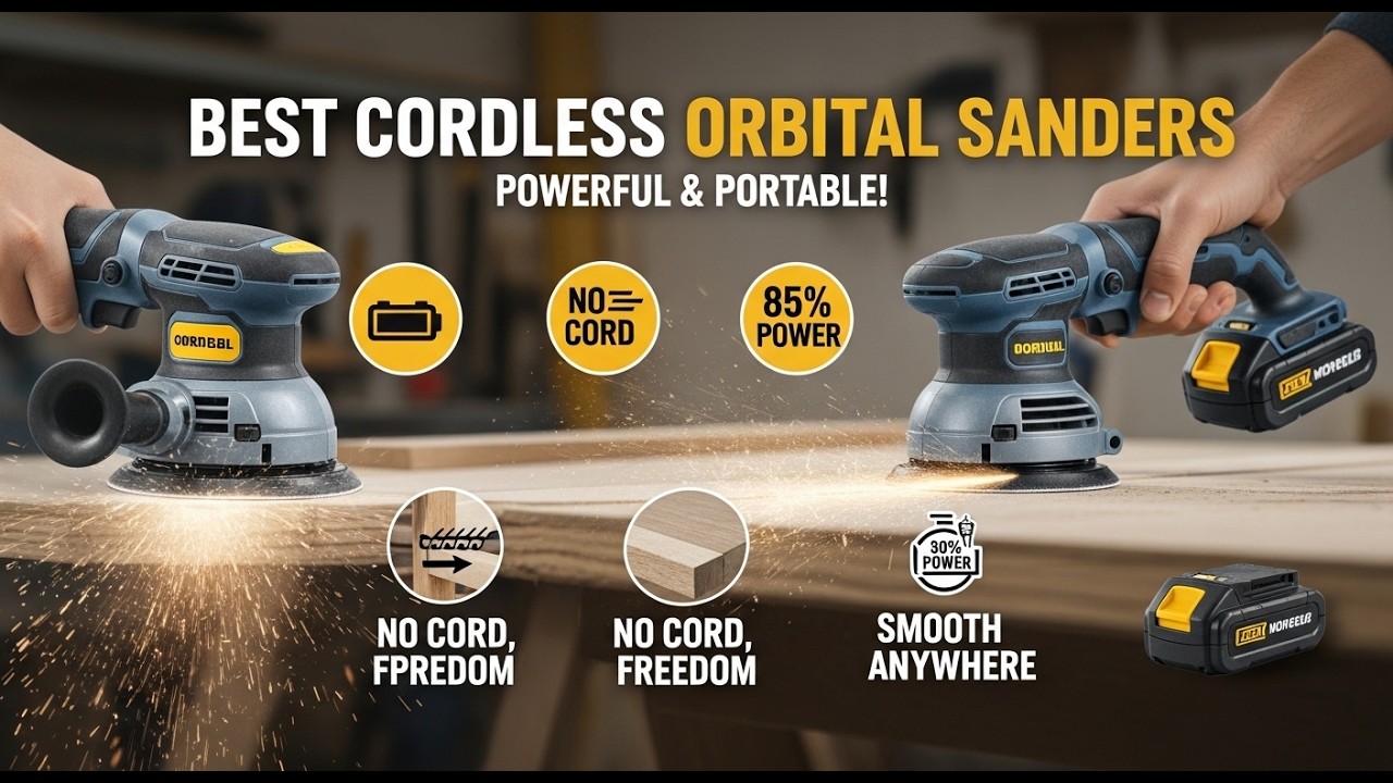 TOP 5 Best Cordless Orbital Sanders 2026 | Budget Cordless Orbital Sander Beats The Pro Brands