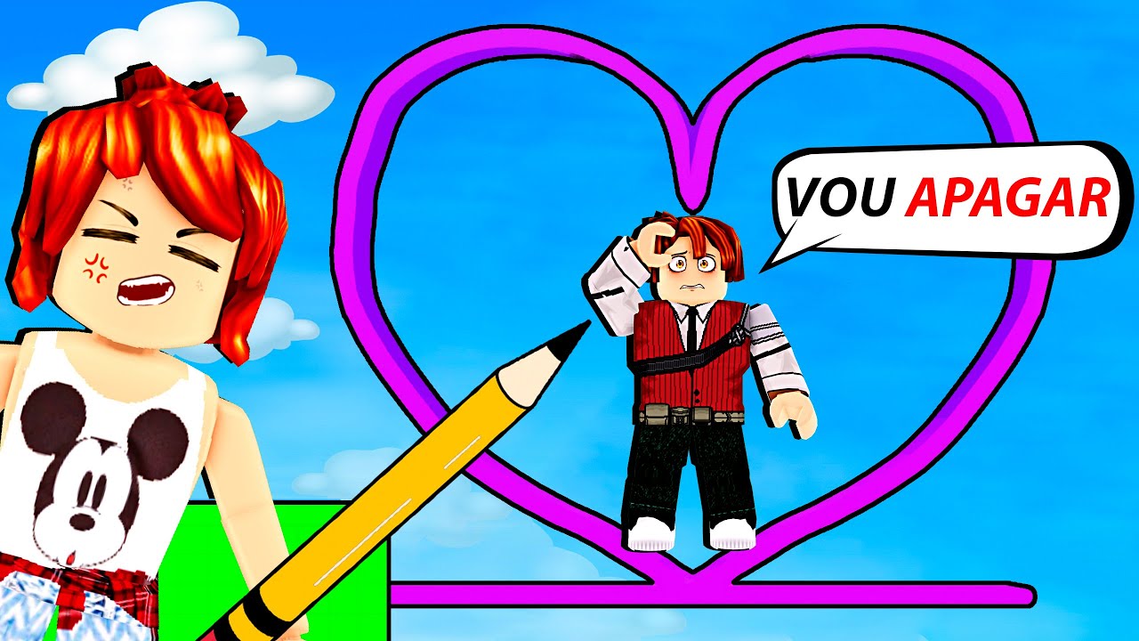 PRENDI o TEX no MEU DESENHO! (Roblox Doodle Obby)