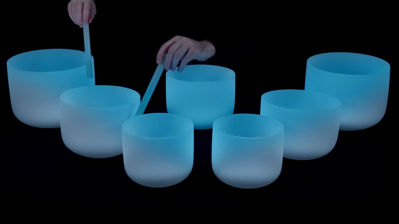 Хрустальные чаши для глубокого сна 🌀 Эмоциональное исцеление 432 Hz