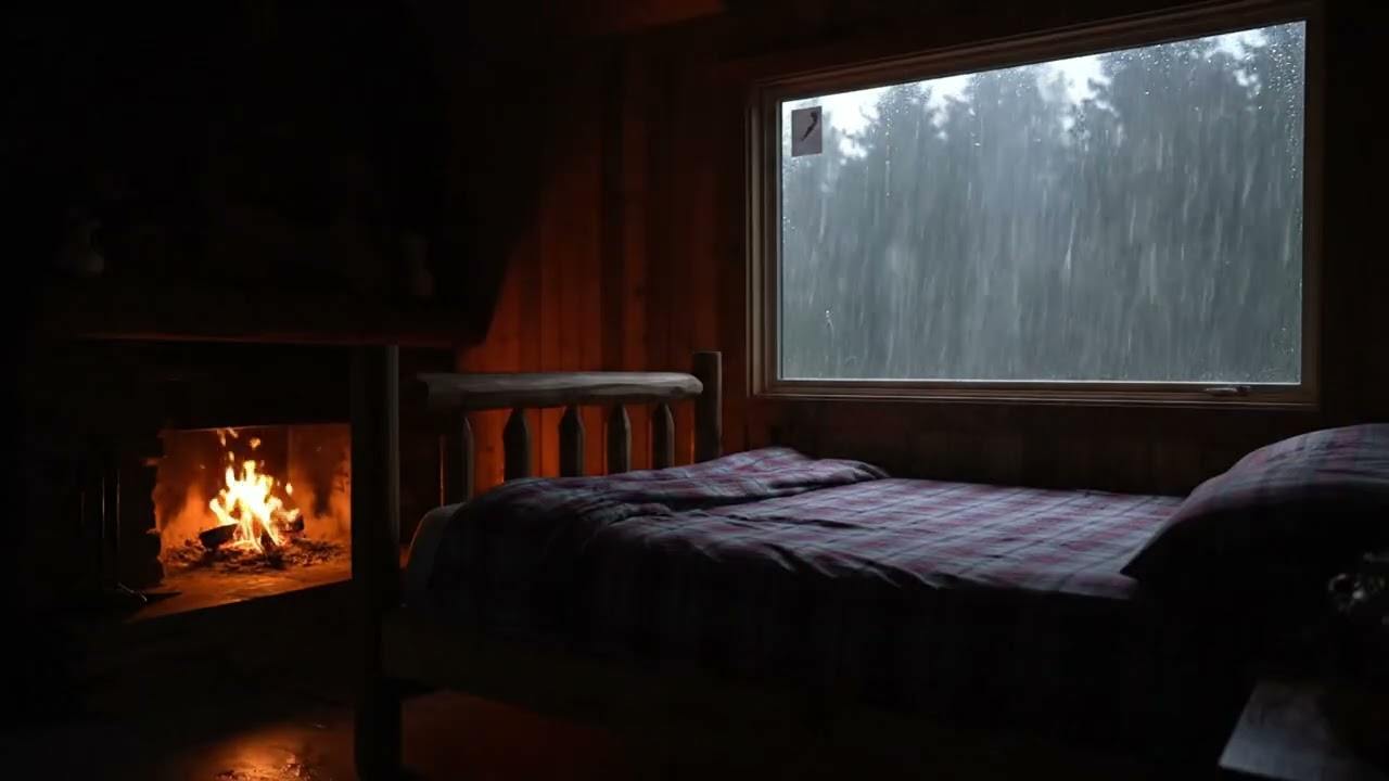 Heavy Rain Sounds for Deep Sleep – Relaxing Sounds to Relieve Stress & Quiet the Mind