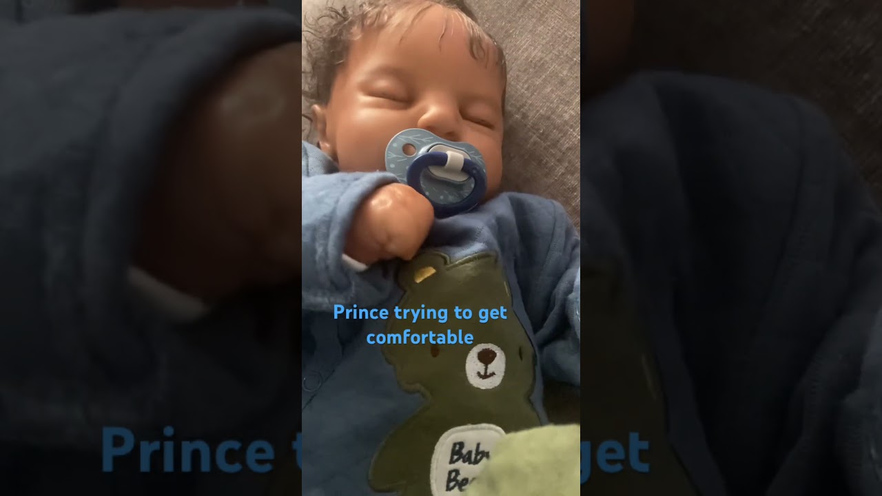 Prince moving in his sleep #reborn #royaltyreborn #rebornbaby #rebornfamily