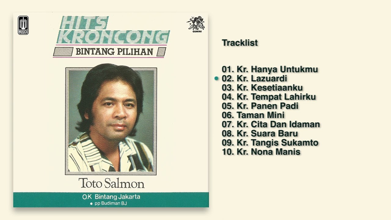 Toto Salmon - Album Hits Keroncong Bintang Pilihan | Audio HQ