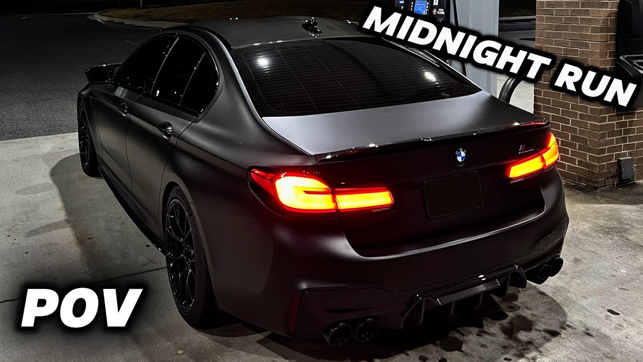 НОЧНАЯ ПОЕЗДКА ПО ЦЕНТРУ ГОРОДА НА BMW M5 COMPETITION С ОЧЕНЬ ГРОМКИМ ВЫхлопом