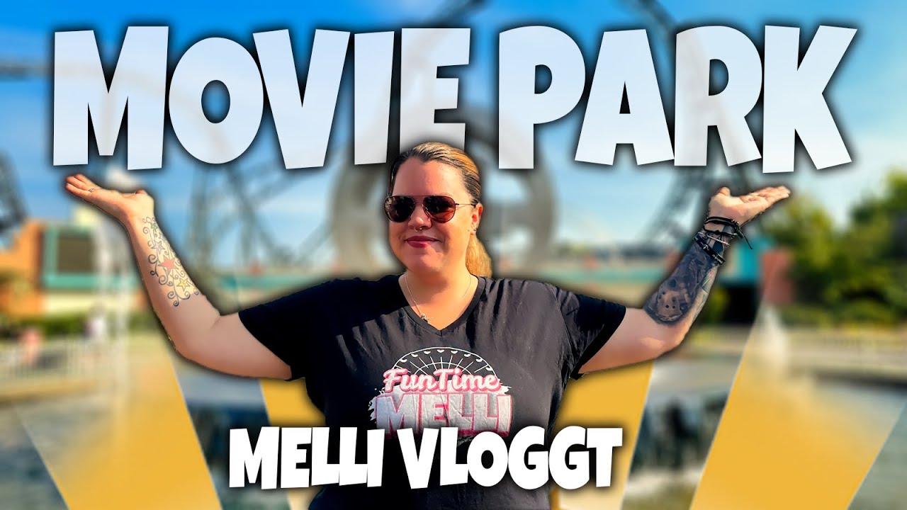 MOVIE PARK GERMANY - Leerer Park, voller Spa&szlig;! | Melli vloggt das erste Mal