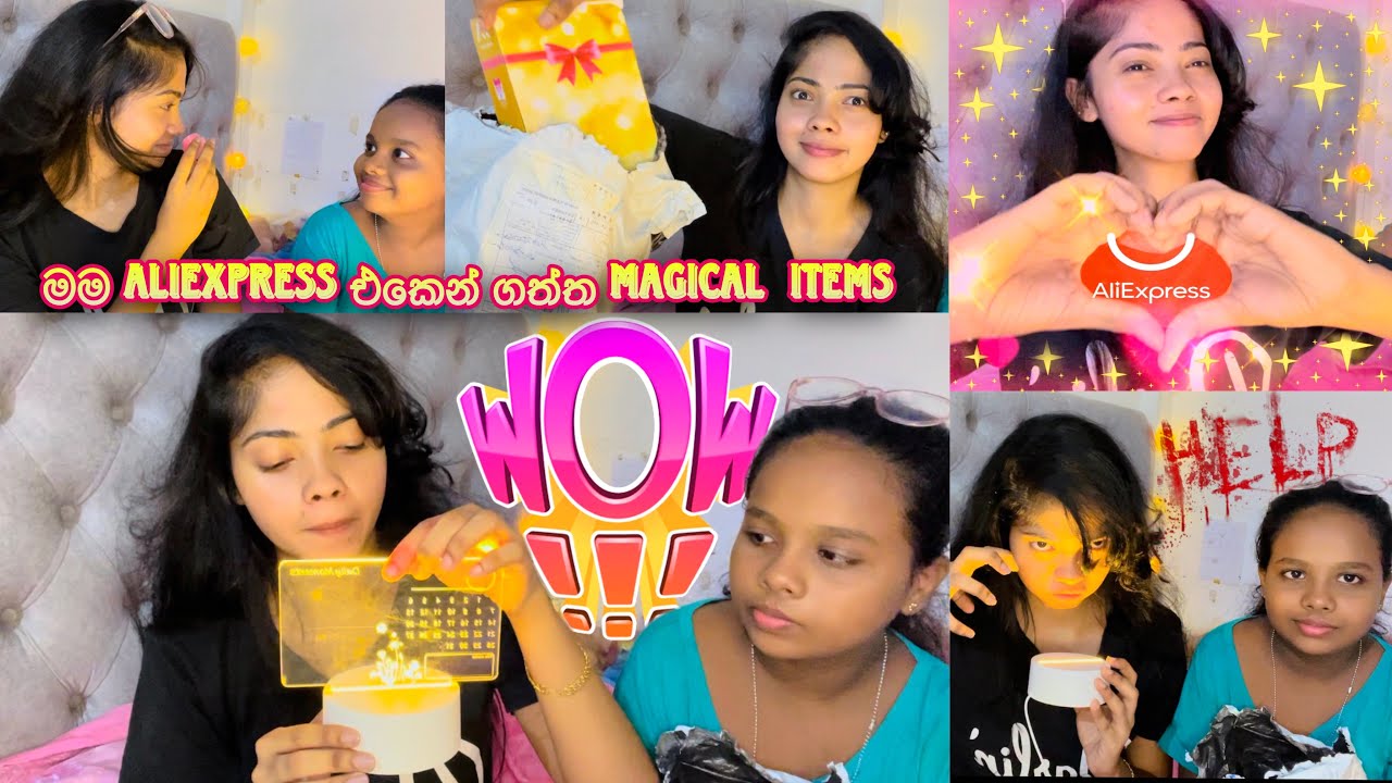 Aliexpress එකේ රු: 138 ඉදන් තියෙන මැජික් items 🌟😱 #vlog #vlogger #aliexpress