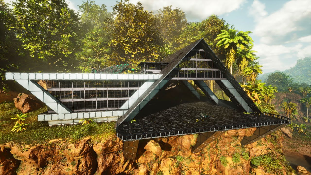 🔴 Let's Build a Modern Tek Base A-Frame in ARK: Survival Ascended! Part 1