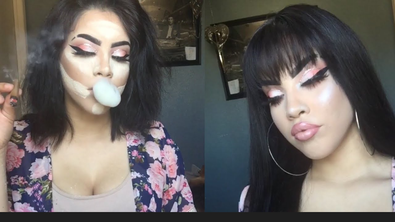 Pink cut crease | Blunt sesh