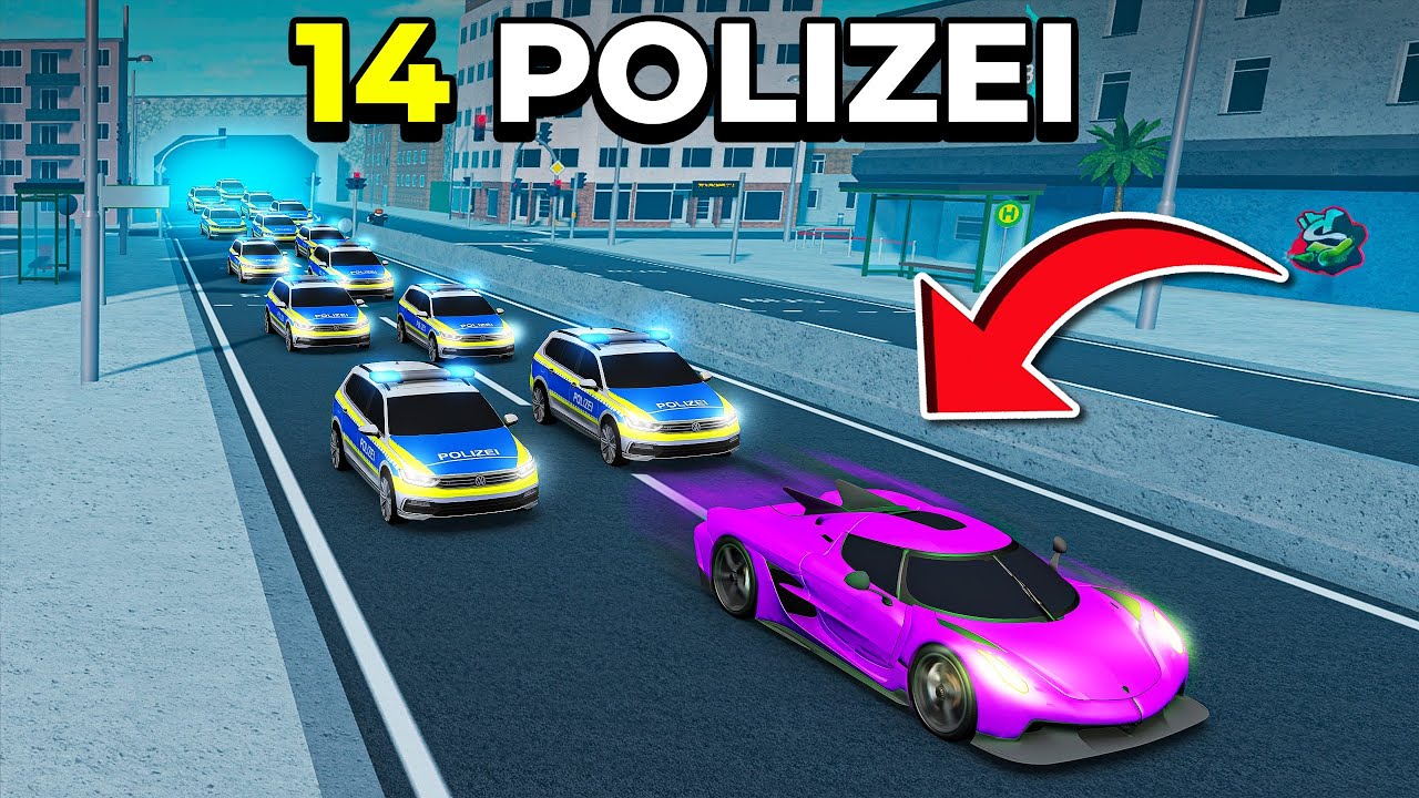 14 POLIZEI vs 1 CRIME (Verfolgungsjagd)