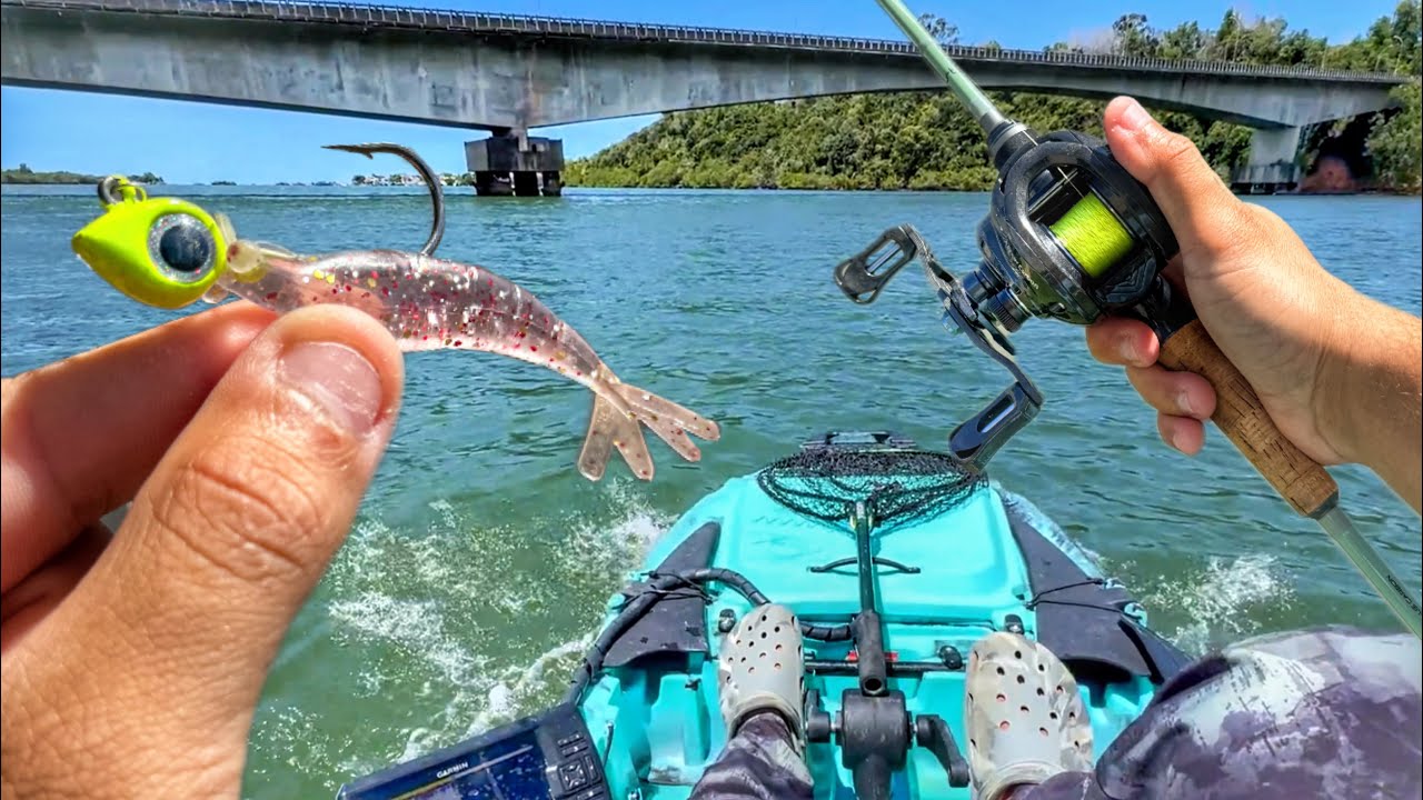 ESSE CAMARÃO ARTIFICIAL É IRRESISTÍVEL PARA ROBALO!!! Peguei o troféu do dia. 