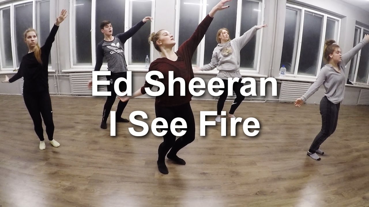 Ed Sheeran - I See Fire | Eliza Kaija Kazemaka Choreography | Beginner class