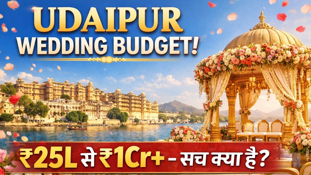 Udaipur Me Shaadi Ka Kharcha Kitna Hota Hai? | Low To Luxury Budget Guide | Golden Decor