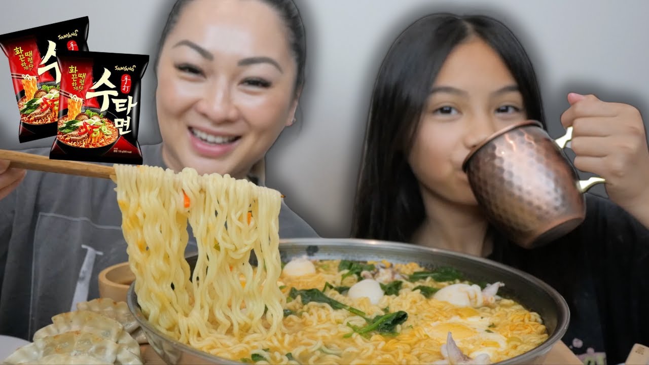SPICY Samyang Su Tah Ramnen | Sissi&Emma