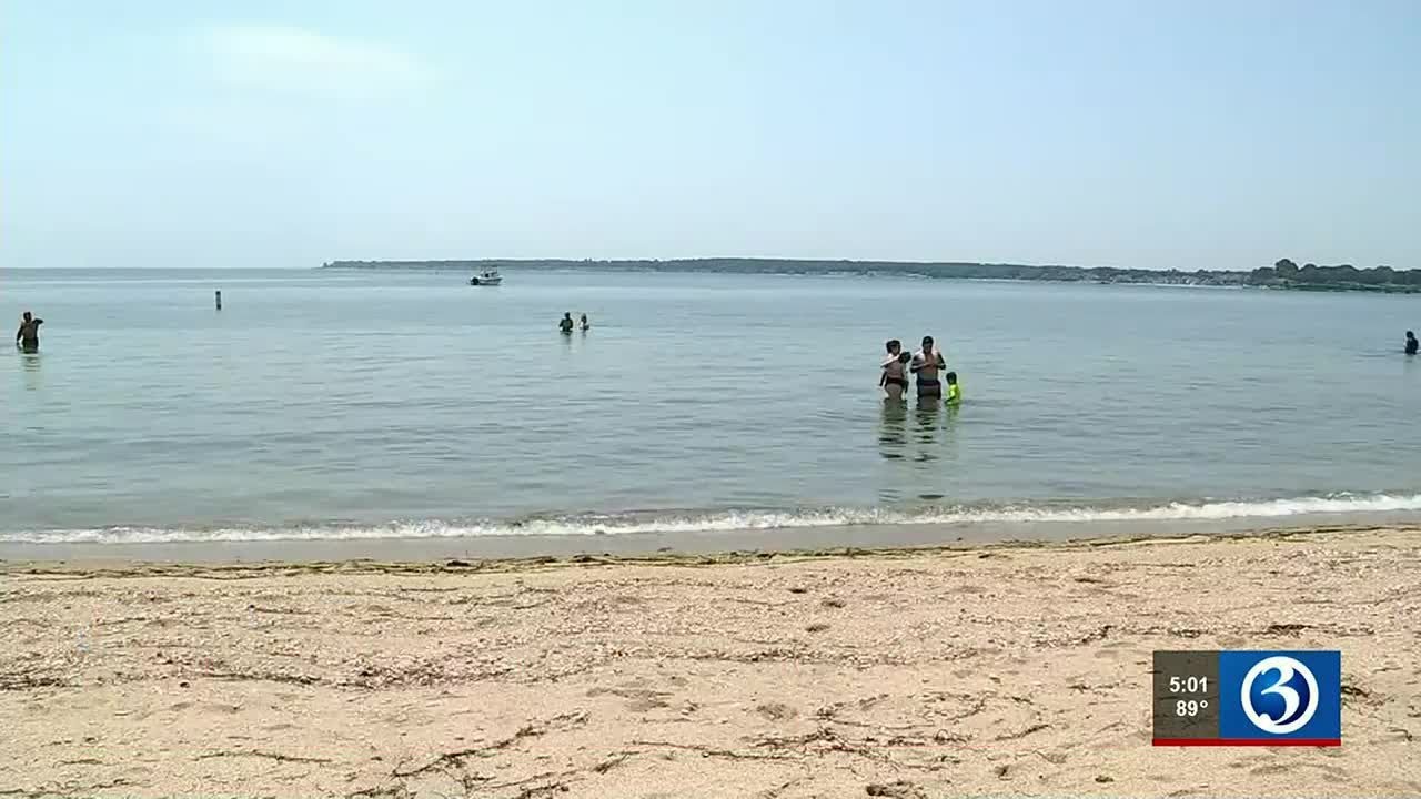 Beach water tested for bacteria