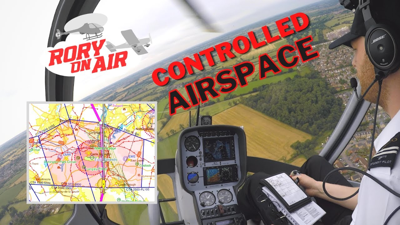 Student helicopter pilot transits CONTROLLED AIRSPACE | East Midlands International Airport