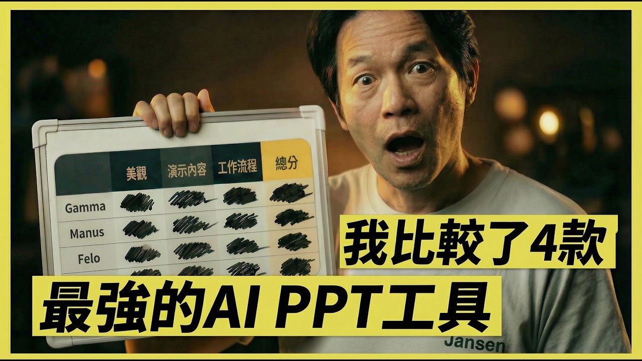 Gamma真是AI 的PowerPoint皇者嗎？我找來三個工具挑戰它！