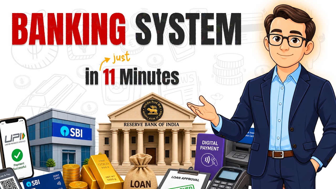 Entire Indian Banking System Explained - RBI, SBI, 1991 Crisis & UPI Revolution