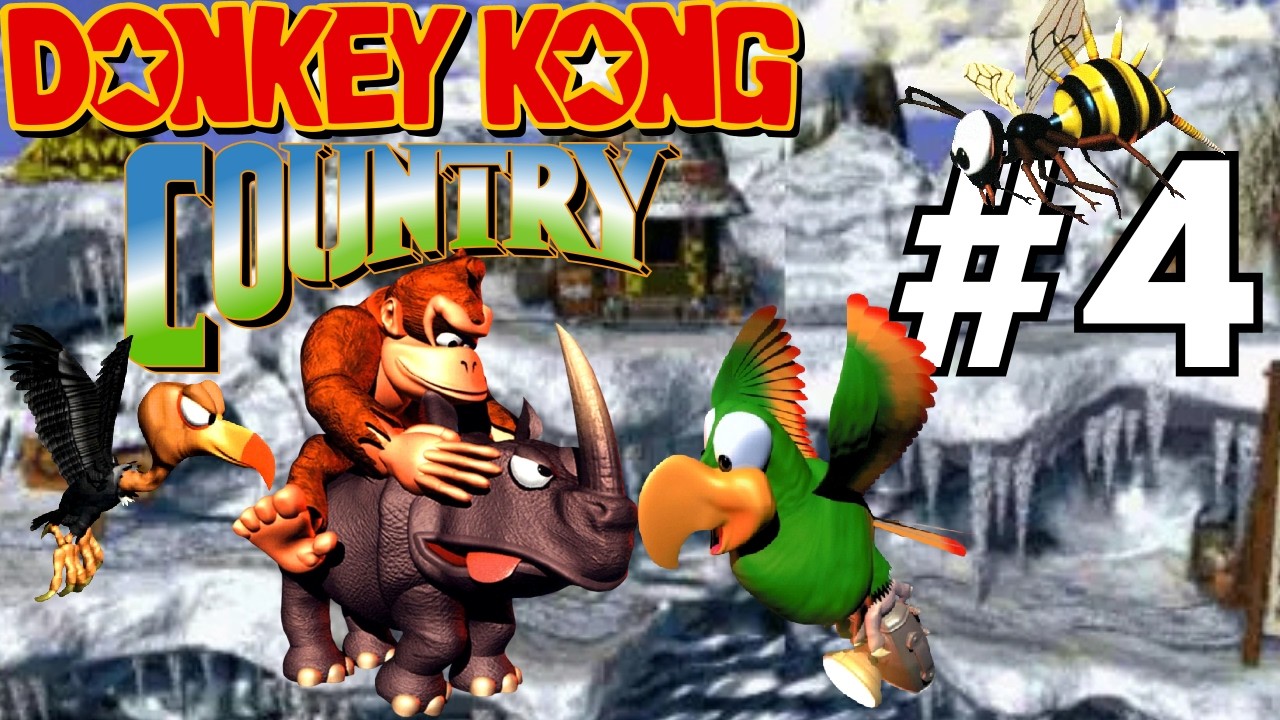 Donkey Kong Country #4 (101%) Neve, e a fase mais dificil do jogo !