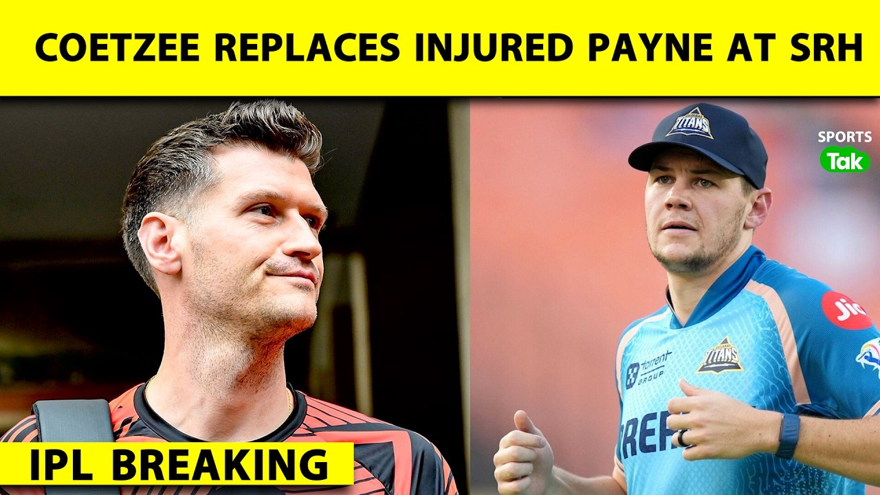 IPL 2026: Gerald Coetzee to play for SRH, replaces injured David Payne