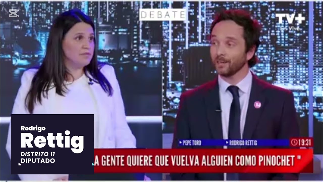 Rodrigo Rettig vs candidata Libertaria en TV+