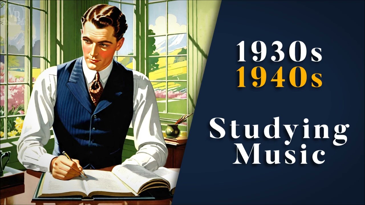 Relaxing Vintage Studying Music For Spring 📖🌼 | 1930s / 1940s | Swing & Jazz | 1 Hour