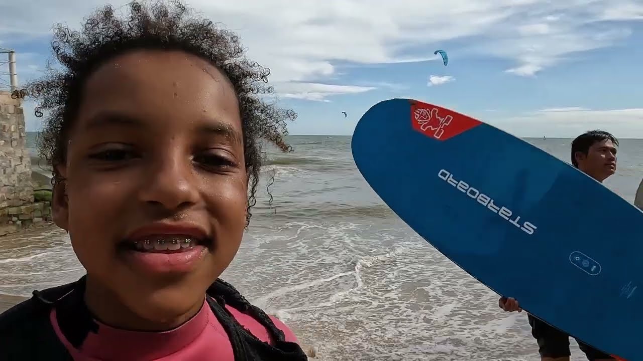 Days of windsurfing for Jessica and Vanessa at Jibe's Beach Club in Mui Ne, #vietnam