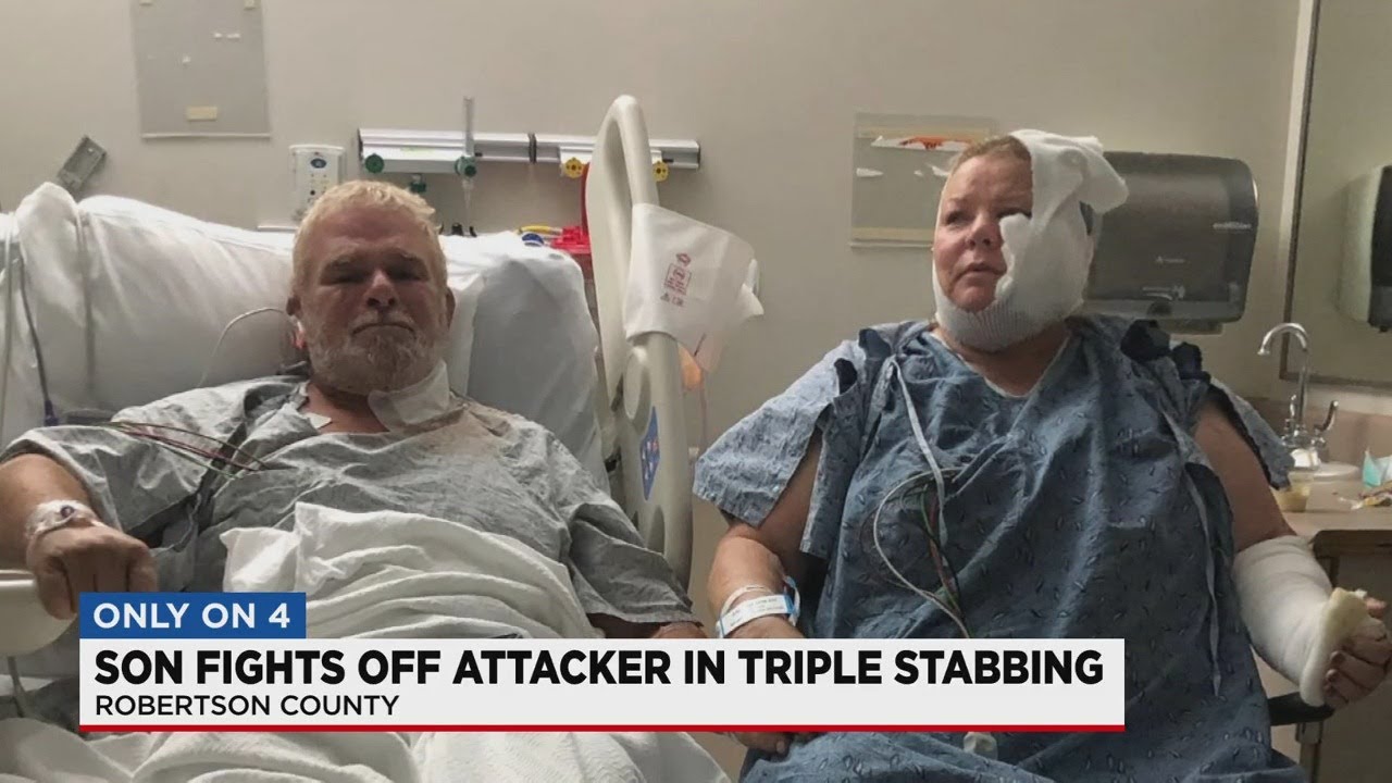 Robertson County man fights off attacker who allegedly stabbed parents, pregnant sister