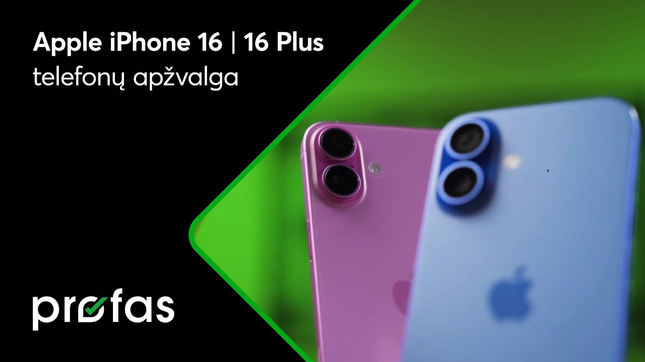 Apple iPhone 16 | 16 Plus apžvalga