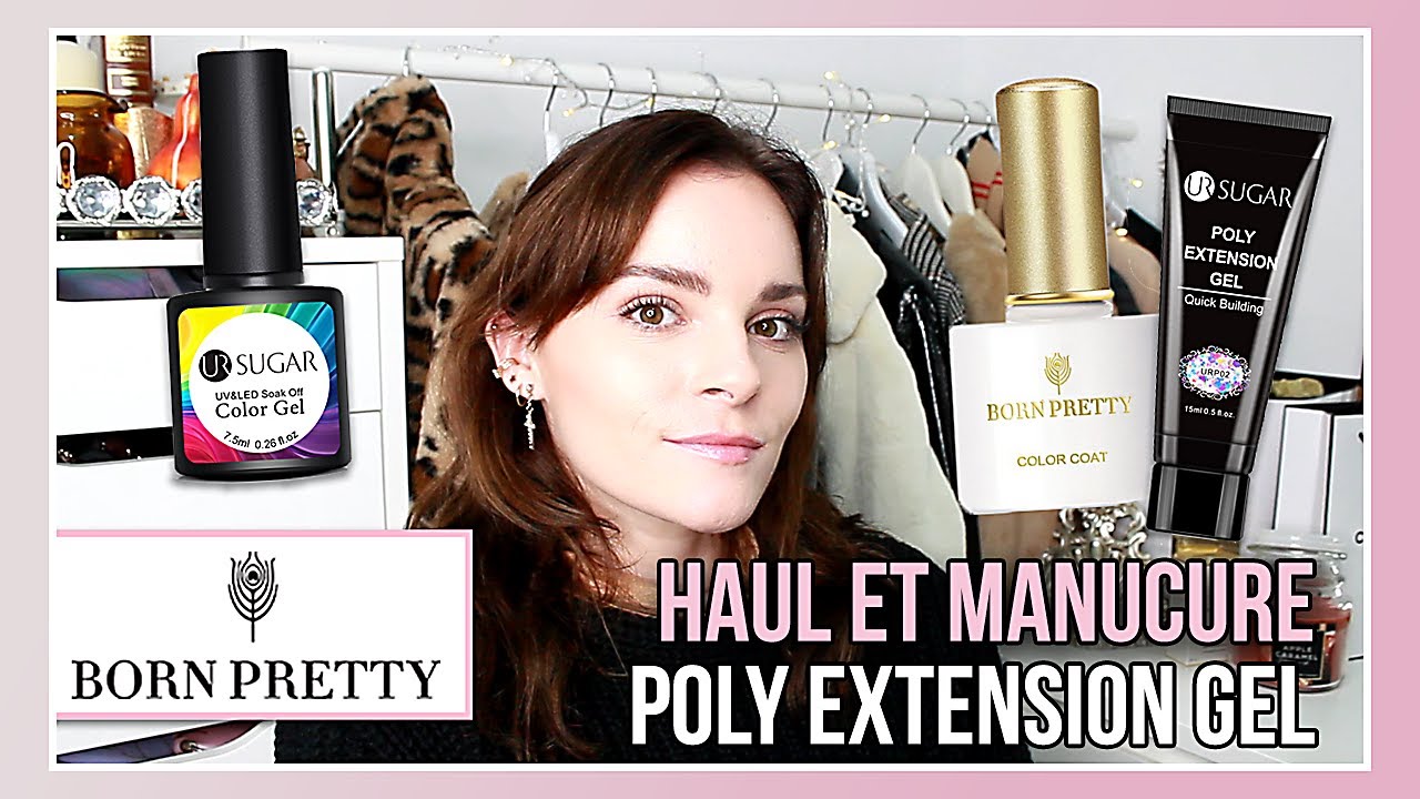COMMENT APPLIQUER LE POLYGEL À PAILLETTES BORN PRETTY STORE + MANUCURE COMPLÈTE