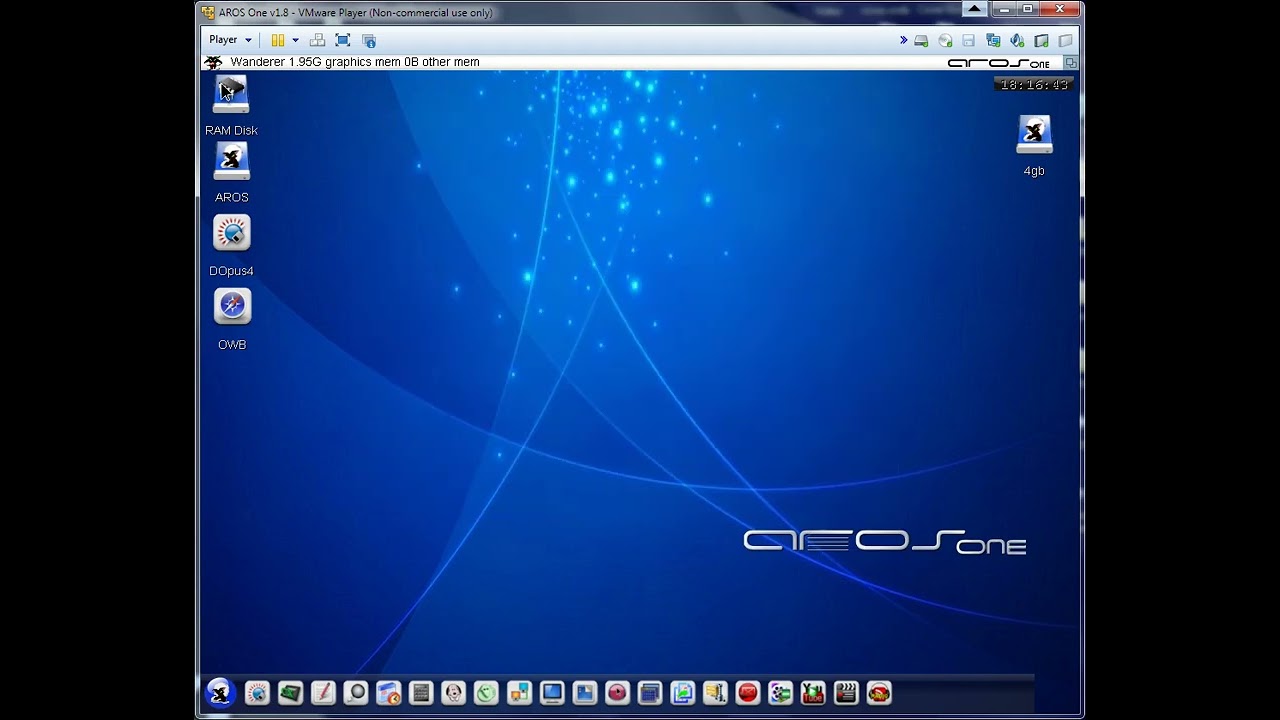 AROS One x86 Install Reboot on AmiStart