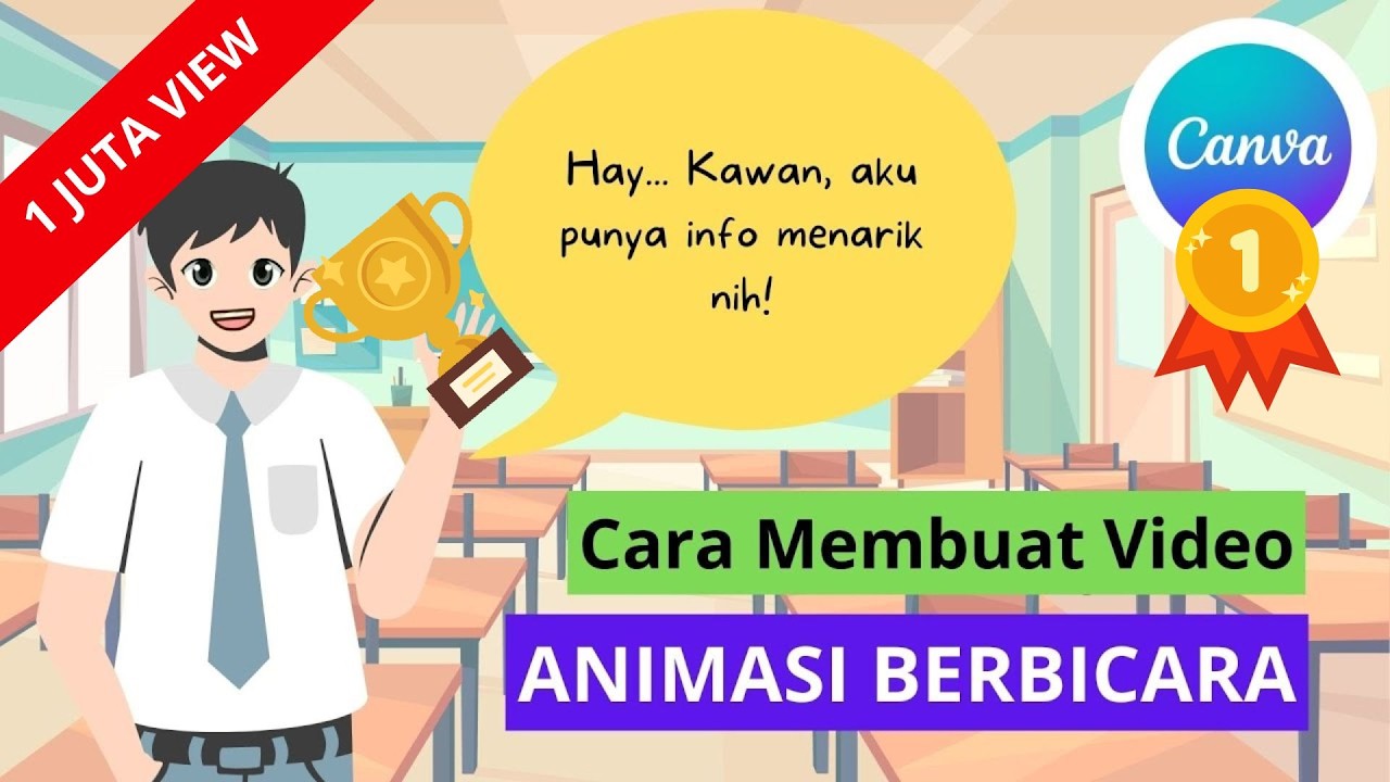 CARA MEMBUAT VIDEO ANIMASI BERBICARA DI CANVA | Mudah Banget!