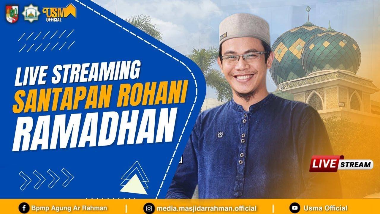 🔴 Live Santapan Rohani Ramadhan | Ustadz Muhsin Tampubolon, S.Pd.I., M.Pd