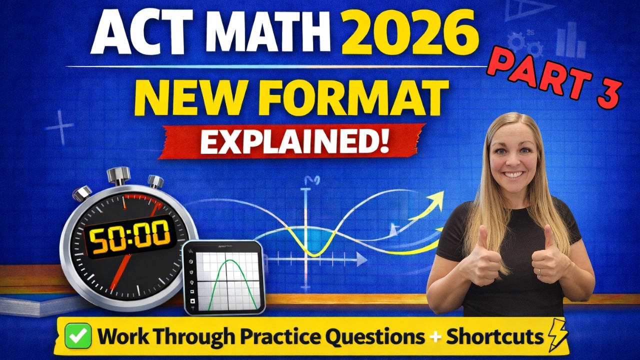 ACT Math 2026 Practice | Questions 11–15 + Desmos Calculator Strategies to Improve Your Score