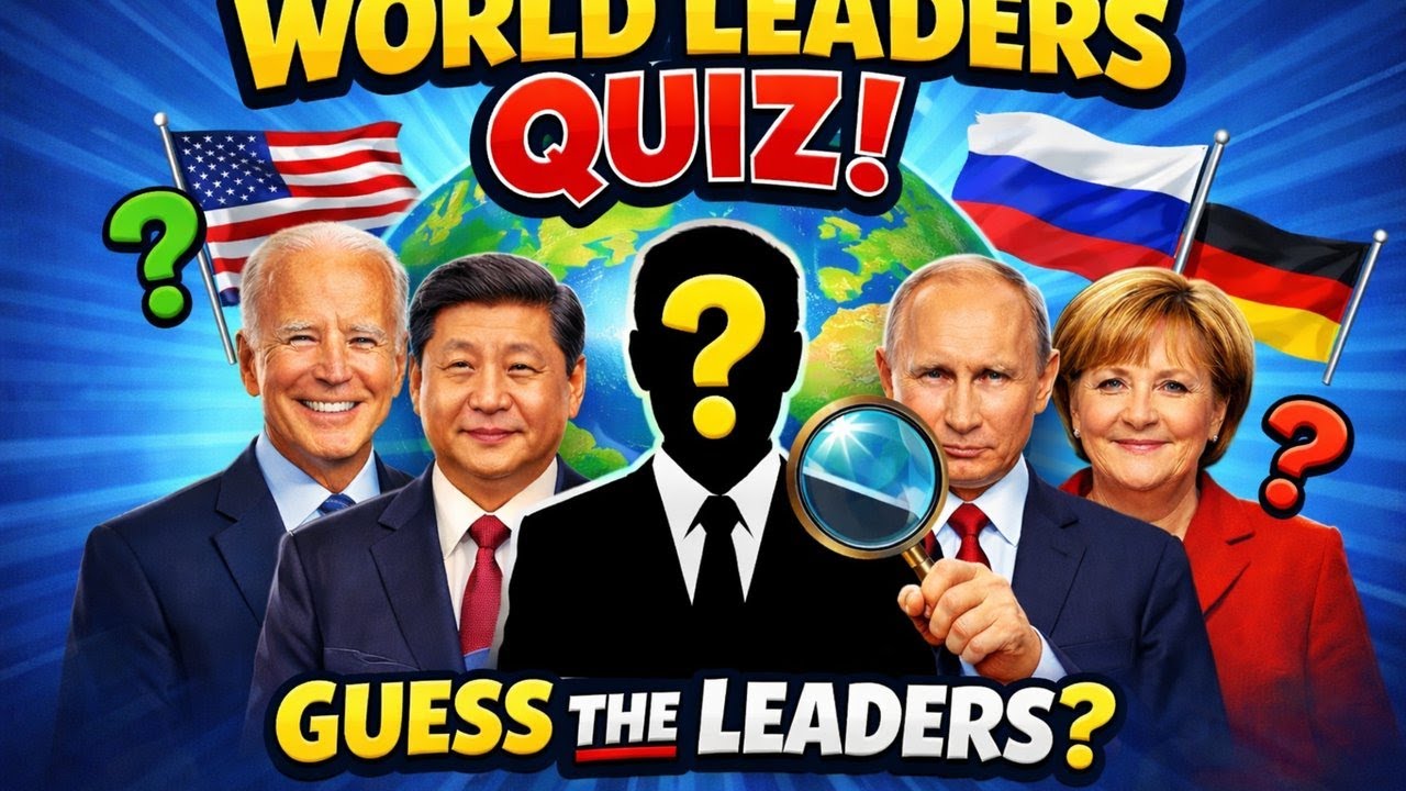 Guess the World Leader 🌍🔥 Can You Identify Them?